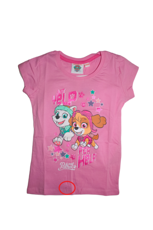 T-shirt with shorts (defect)