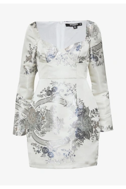 FLORAL MINI DRESS - Shift dress (small defect)
