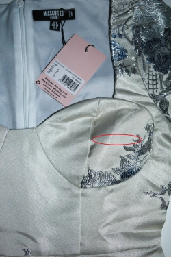 FLORAL MINI DRESS - Shift dress (small defect)