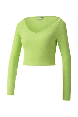 Classics Ribbed Long sleeve Cropped Top