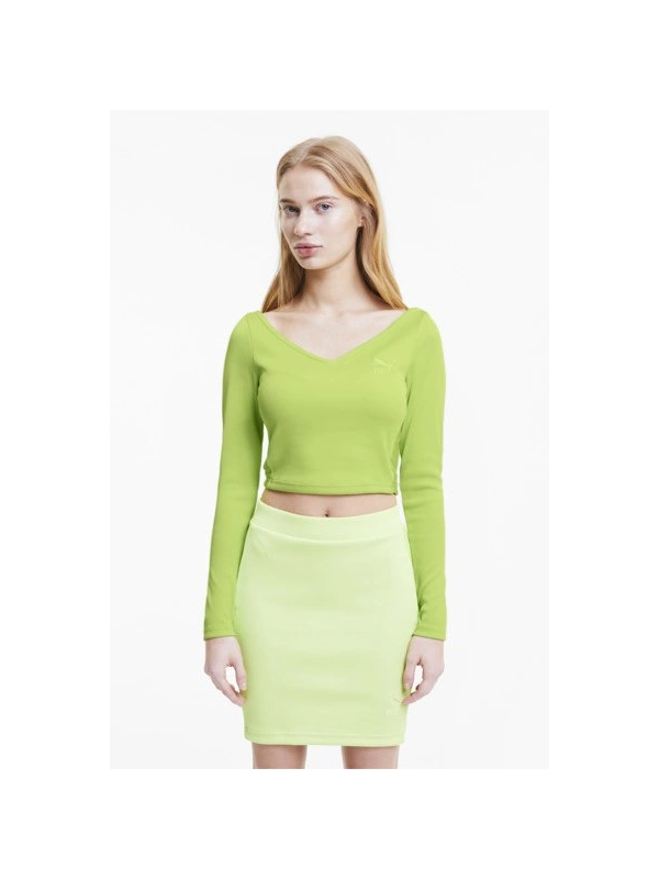 Classics Ribbed Long sleeve Cropped Top