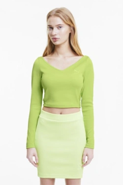 Classics Ribbed Long sleeve Cropped Top
