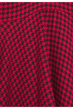 DOGTOOTH TIE STRAP SKATER suknelė - Day suknelė