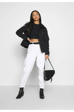 RIOT HIGHWAIST  MOM JEANS - white denim
