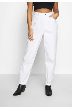 RIOT HIGHWAIST  MOM JEANS - white denim