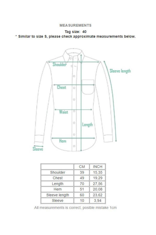 100% organic cotton shirt