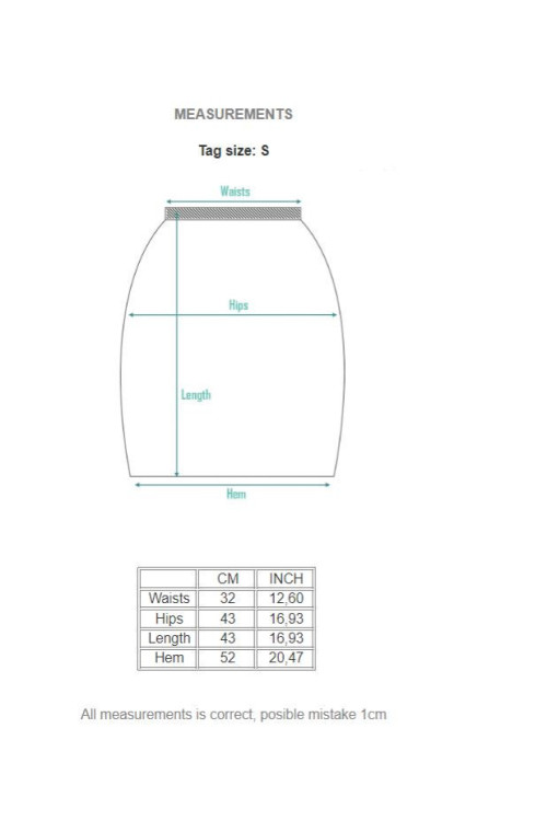 A-line skirt