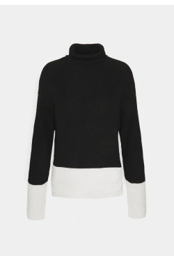 TURTLE NECK COLOR BLOCK