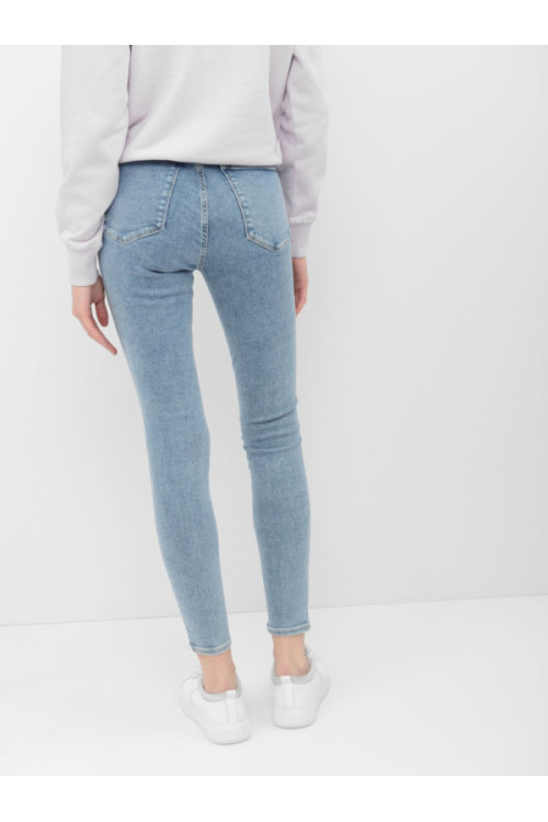 HIGH RISE SUPER SKINNY ANKLE JEANS (defect)
