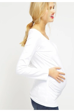 Essentials Maternity 2 PACK T-shirt basic white/navy