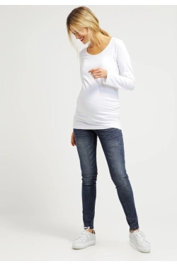Essentials Maternity 2 PACK T-shirt basic white/navy