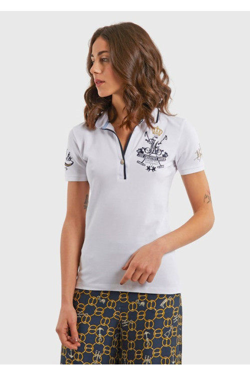 Women Polo T-Shirt PIQUET STRETCH