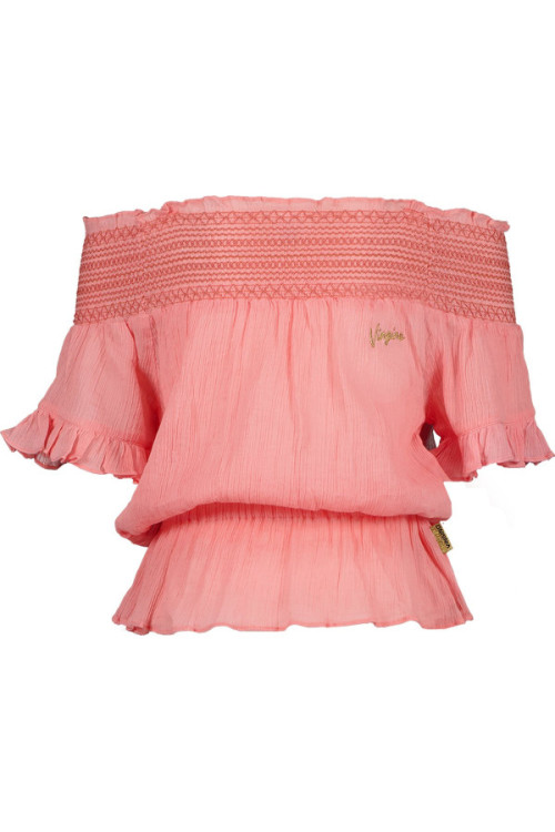 Vingin meiden t-shirt Hezna Coral Pink
