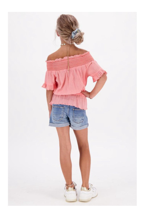 Vingin meiden t-shirt Hezna Coral Pink