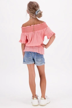 Vingin meiden t-shirt Hezna Coral Pink