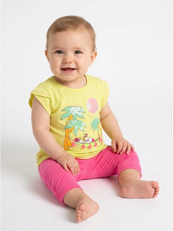T-shirt with pants - set
