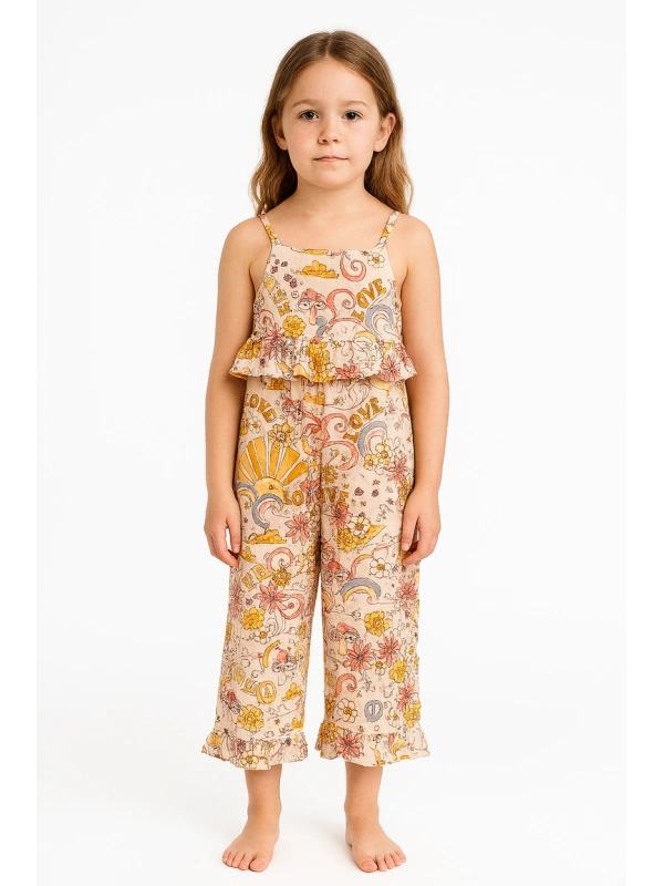 NFD Kids Cream Kindness Jumpsuit