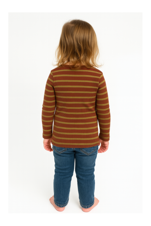 Striped Long-Sleeve T-Shirt for Toddlers