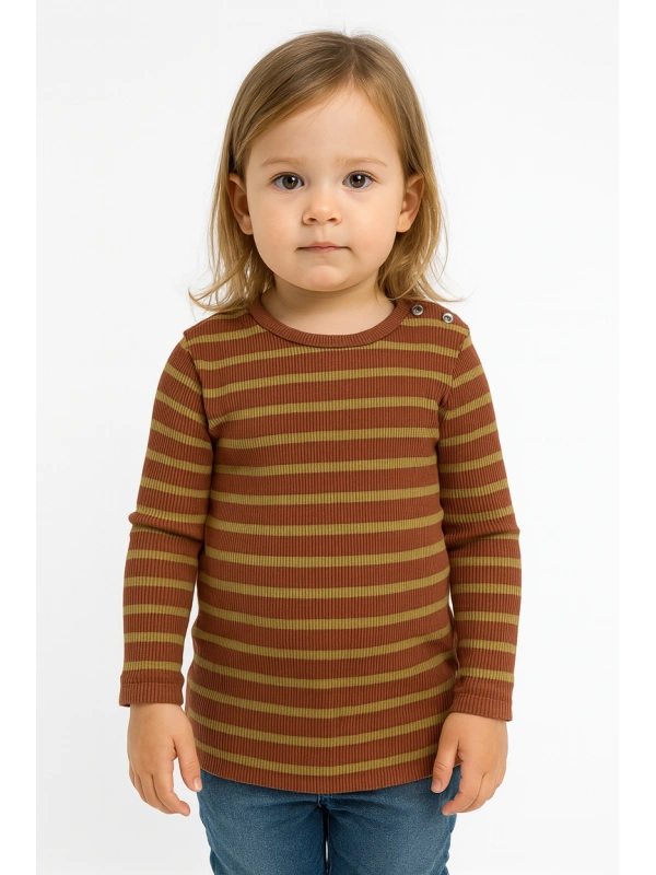 Striped Long-Sleeve T-Shirt for Toddlers