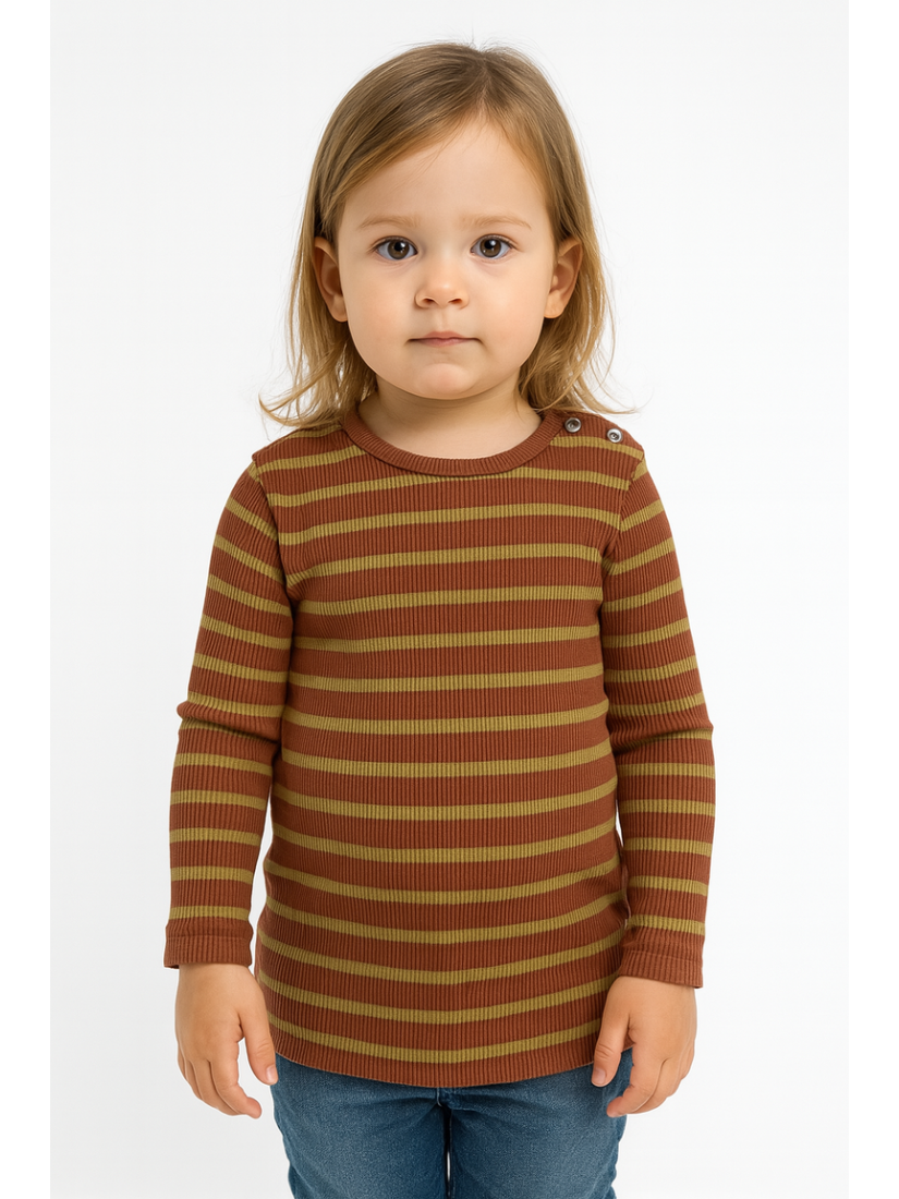 Striped Long-Sleeve T-Shirt for Toddlers