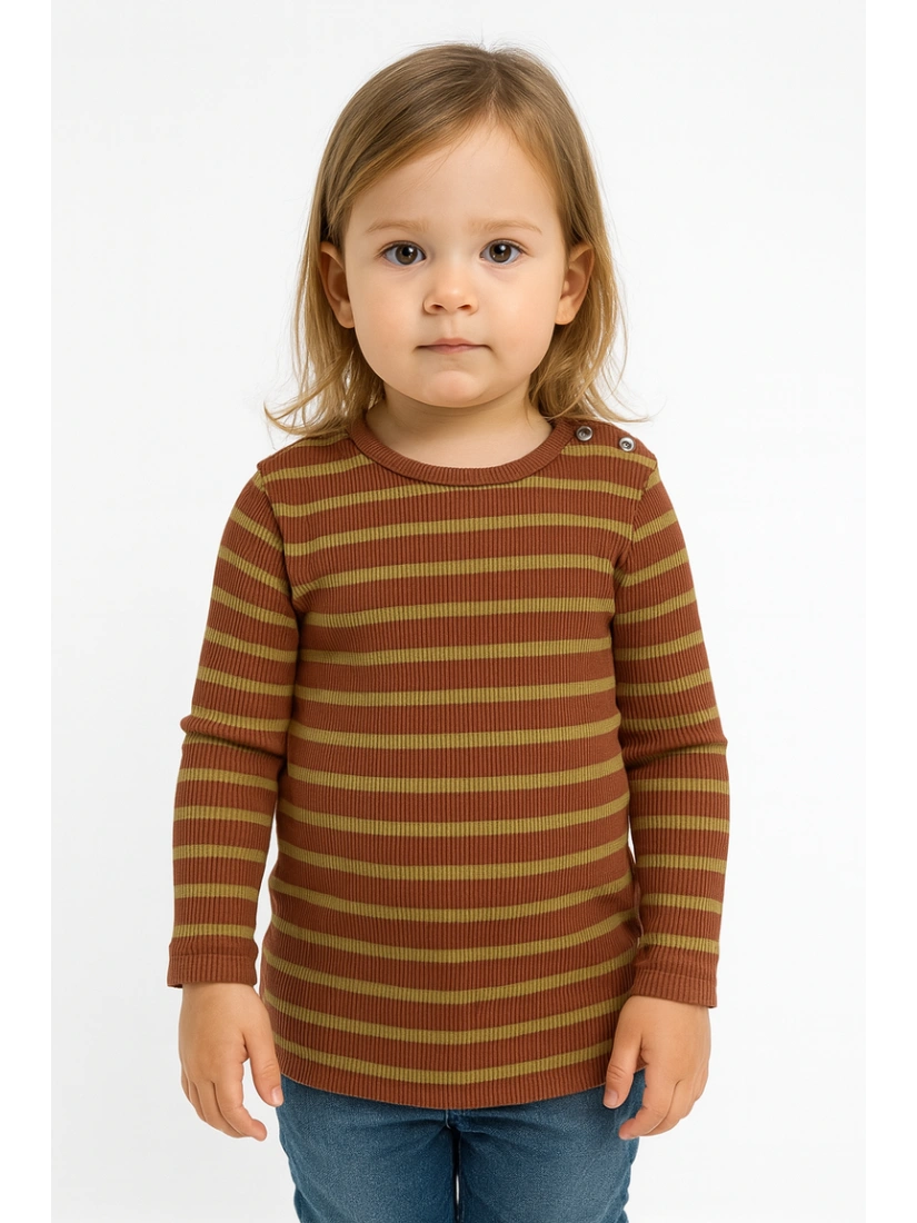Striped Long-Sleeve T-Shirt for Toddlers