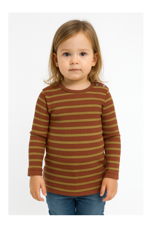 Striped Long-Sleeve T-Shirt for Toddlers