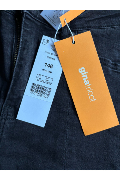 Girls' Slim-Fit džinsai with Front Slits
