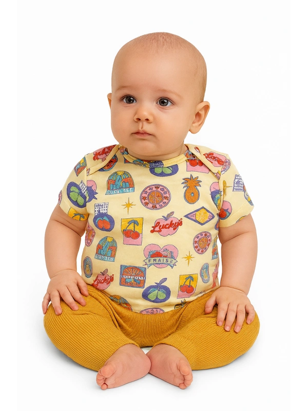 Baby T-Shirt with Colorful Print
