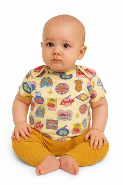 Baby T-Shirt with Colorful Print