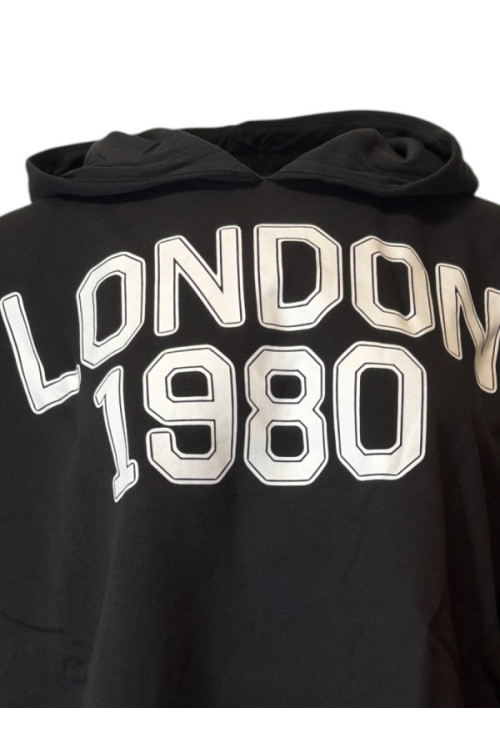 moteriškas Hoodie with "LONDON 1980" raštuotas