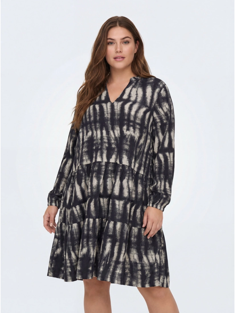 Women's Loose-Fit Tie-Dye Midi Dress