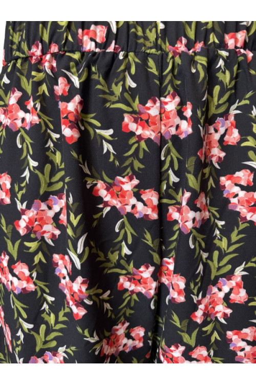 Floral Print Trousers