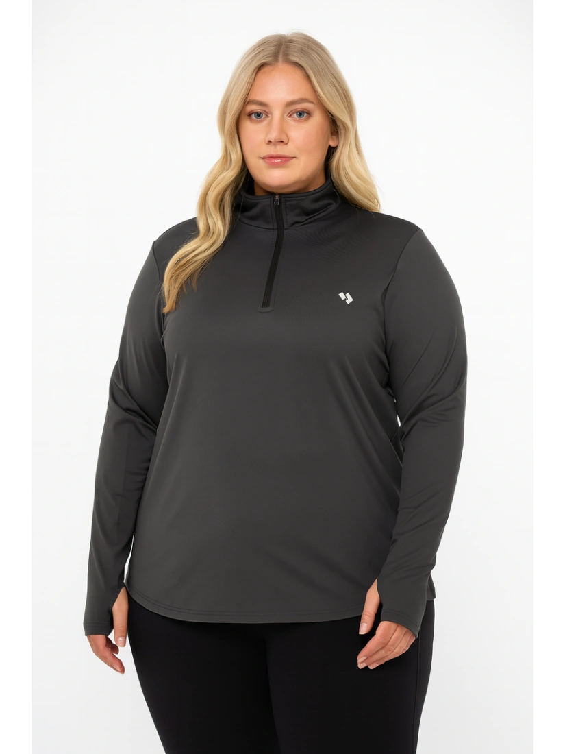 Long Sleeve Workout viršus With Thumb Holes