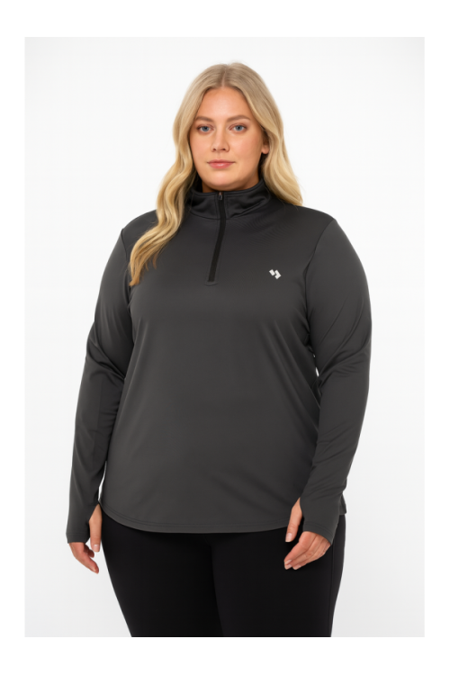 Long Sleeve Workout viršus With Thumb Holes