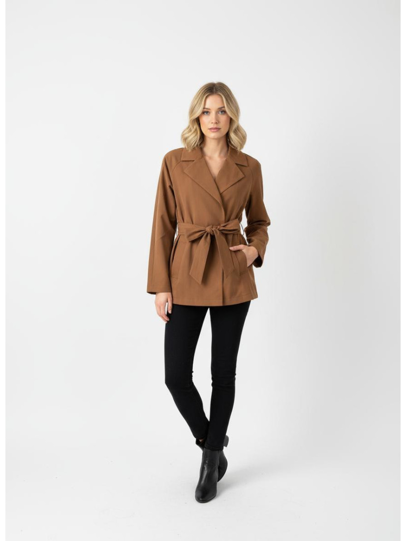 VIFINA TIE BELT JACKET