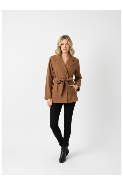 VIFINA TIE BELT JACKET