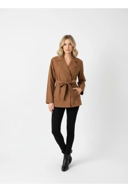VIFINA TIE BELT JACKET