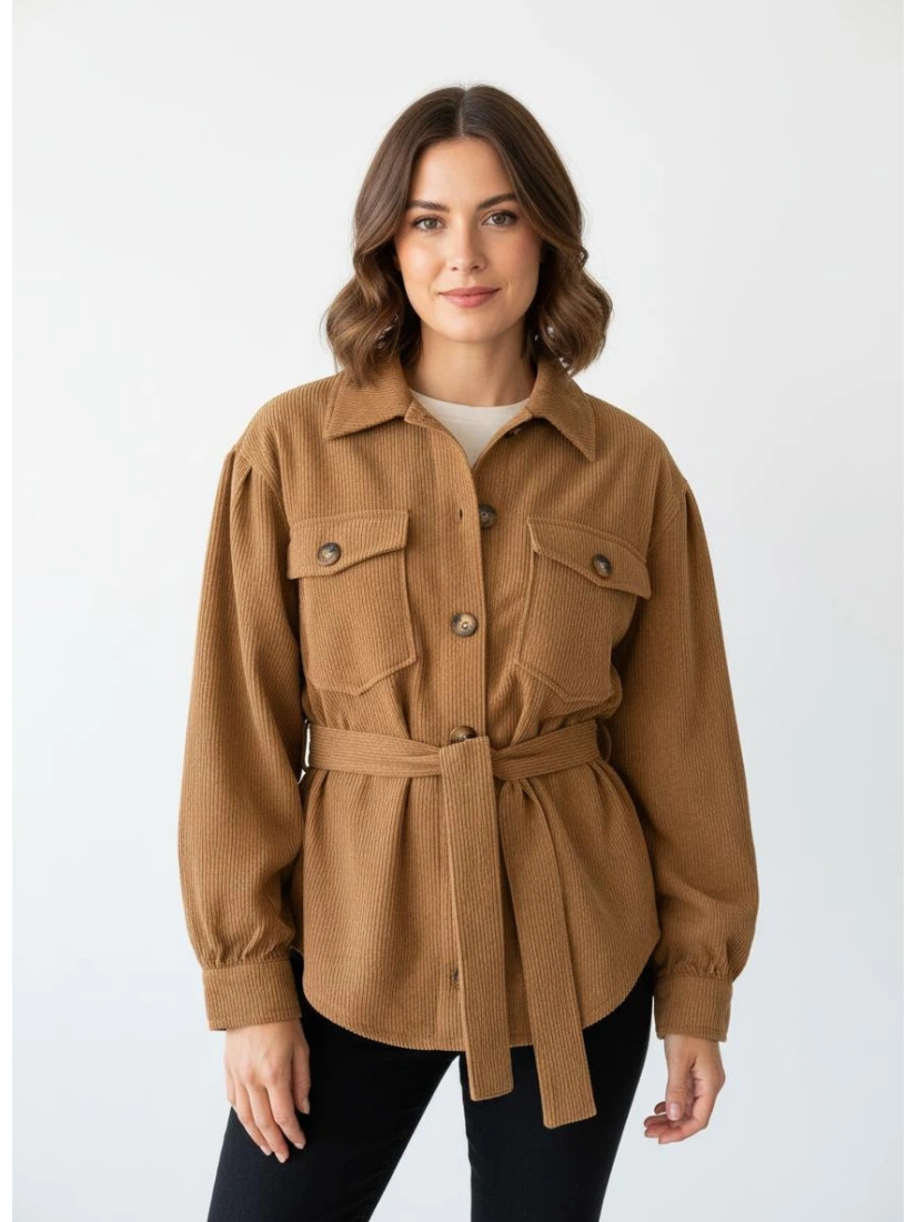 VIHEART TIE BELT JACKET