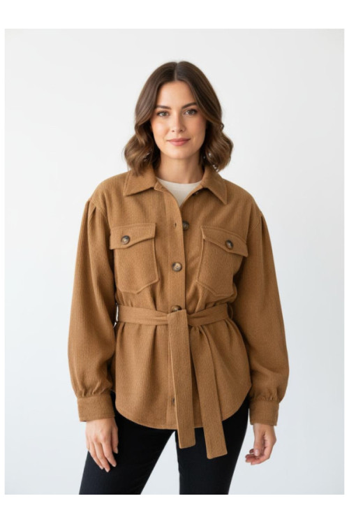 VIHEART TIE BELT JACKET