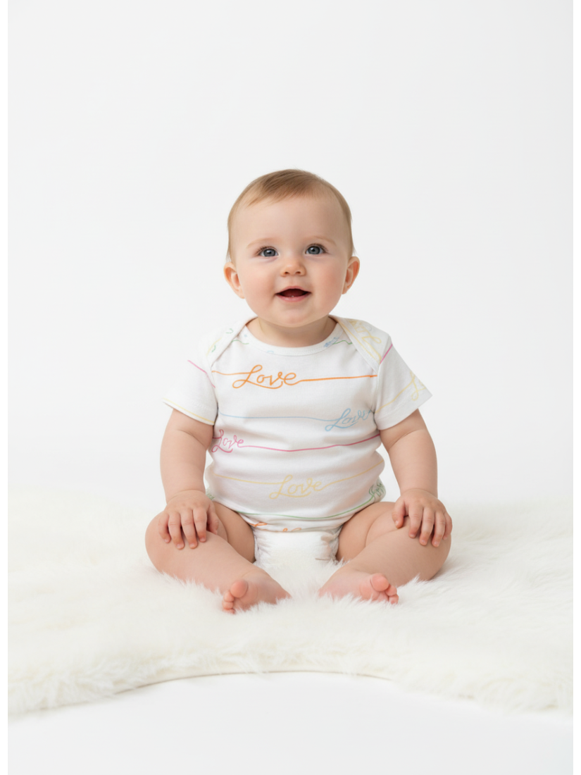 NFD Baby Love print top