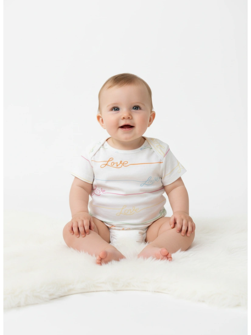NFD Baby Love print top