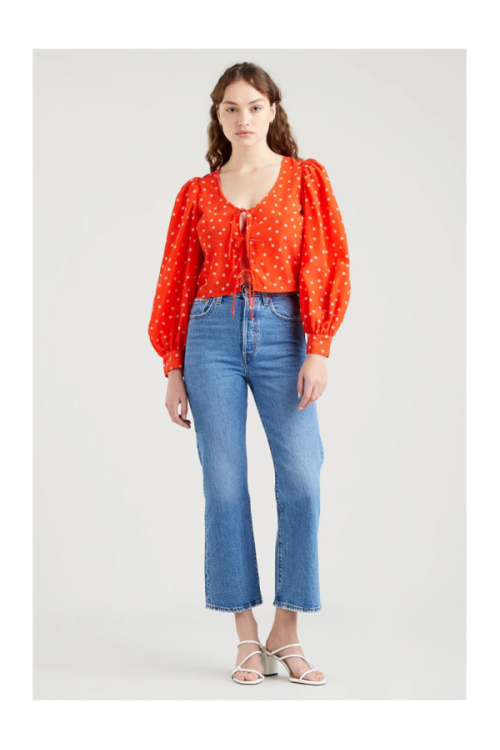 Fawn Tie Blouse