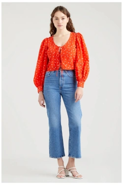Fawn Tie Blouse