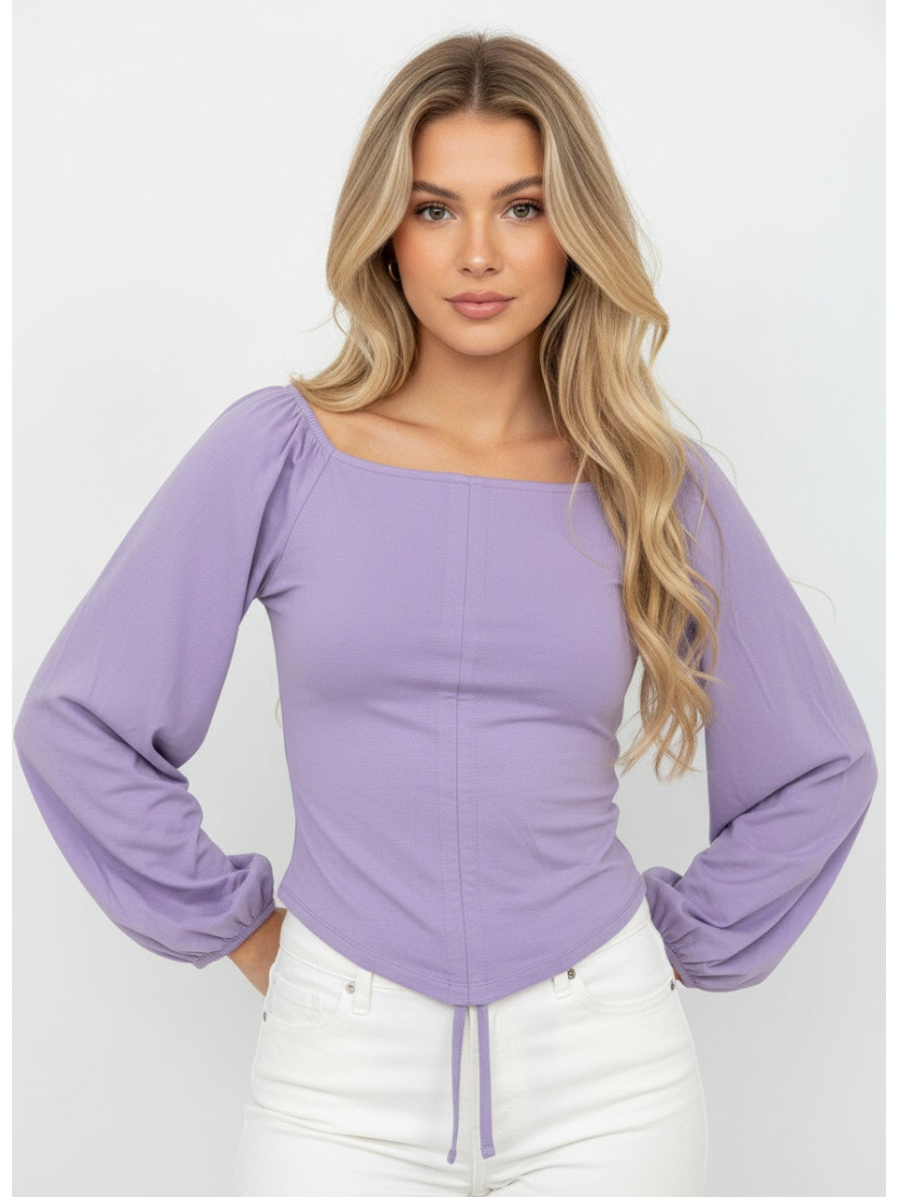Long-sleeved top