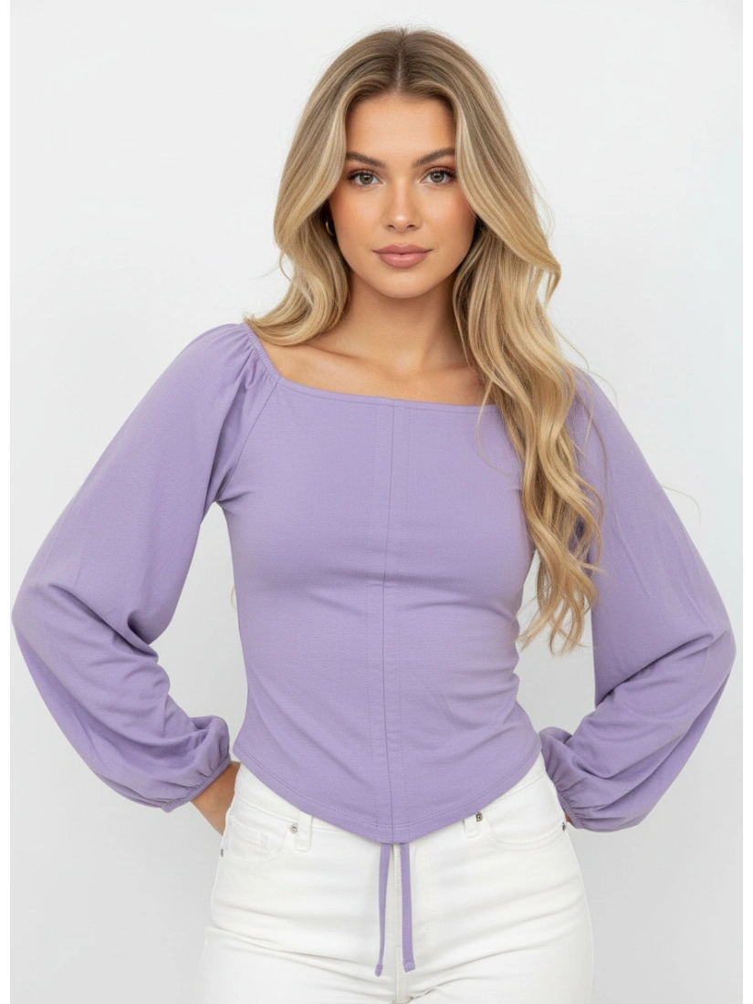 Long-sleeved top