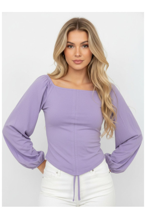 Long-sleeved top