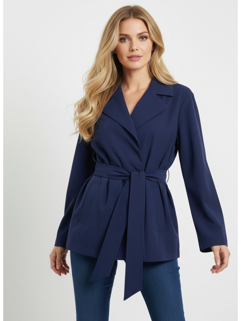 VIFINA TIE BELT JACKET