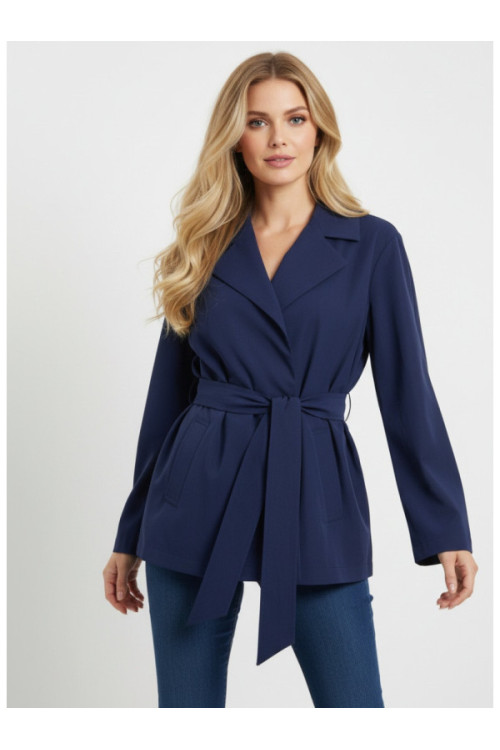 VIFINA TIE BELT JACKET