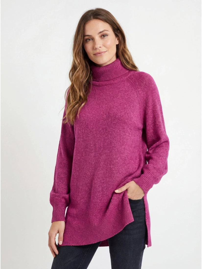 Cowlneck pullover