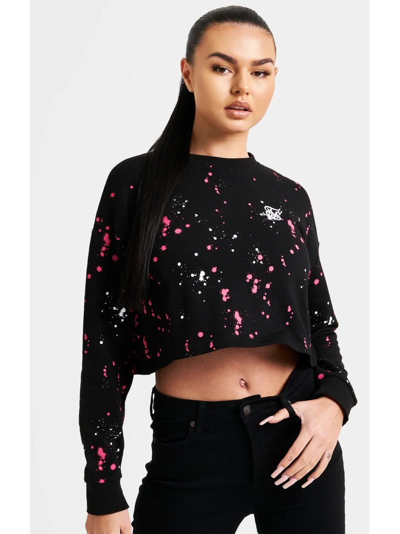 Paint splatter sweatshirt